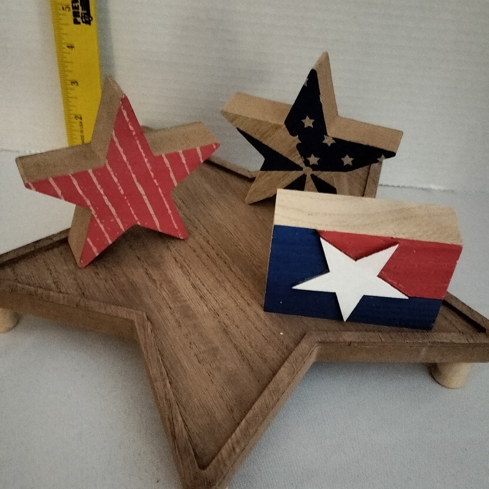 Set of 3 stars and a star riser